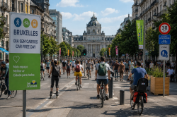 Bruxelas transforma-se num palco pedestre: Domingo sem Carros regressa a 20 de setembro